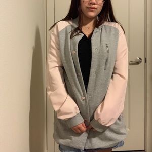 Light pink and grey jacket